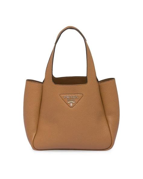 prada tote bag crochet|prada brown leather tote bag.